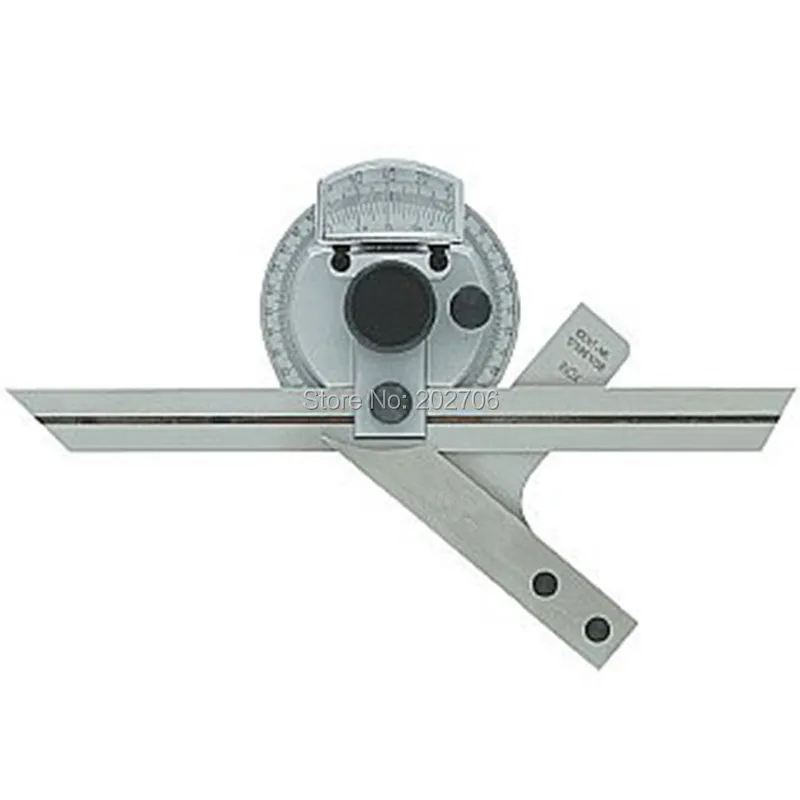 

360degree Universal Bevel Protractor Angle Finder Angular Dial Ruler Goniometer with 300mm Blade