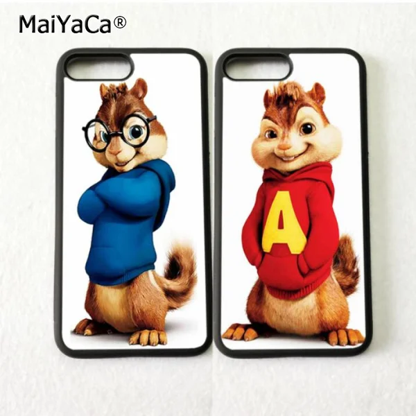 Чехол для телефона s с мультяшным принтом chipmunks BFF best friends для iPhone 11 pro max 5S se 6 6s plus 7 7plus 8 8plus X XR XS MAX мягкий чехол