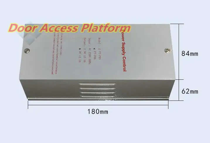 12 V, 5A доступа Управление блок питания с Напряжение Вход AC220V/50 Гц и выход DC12V для дверной замок Управление системы