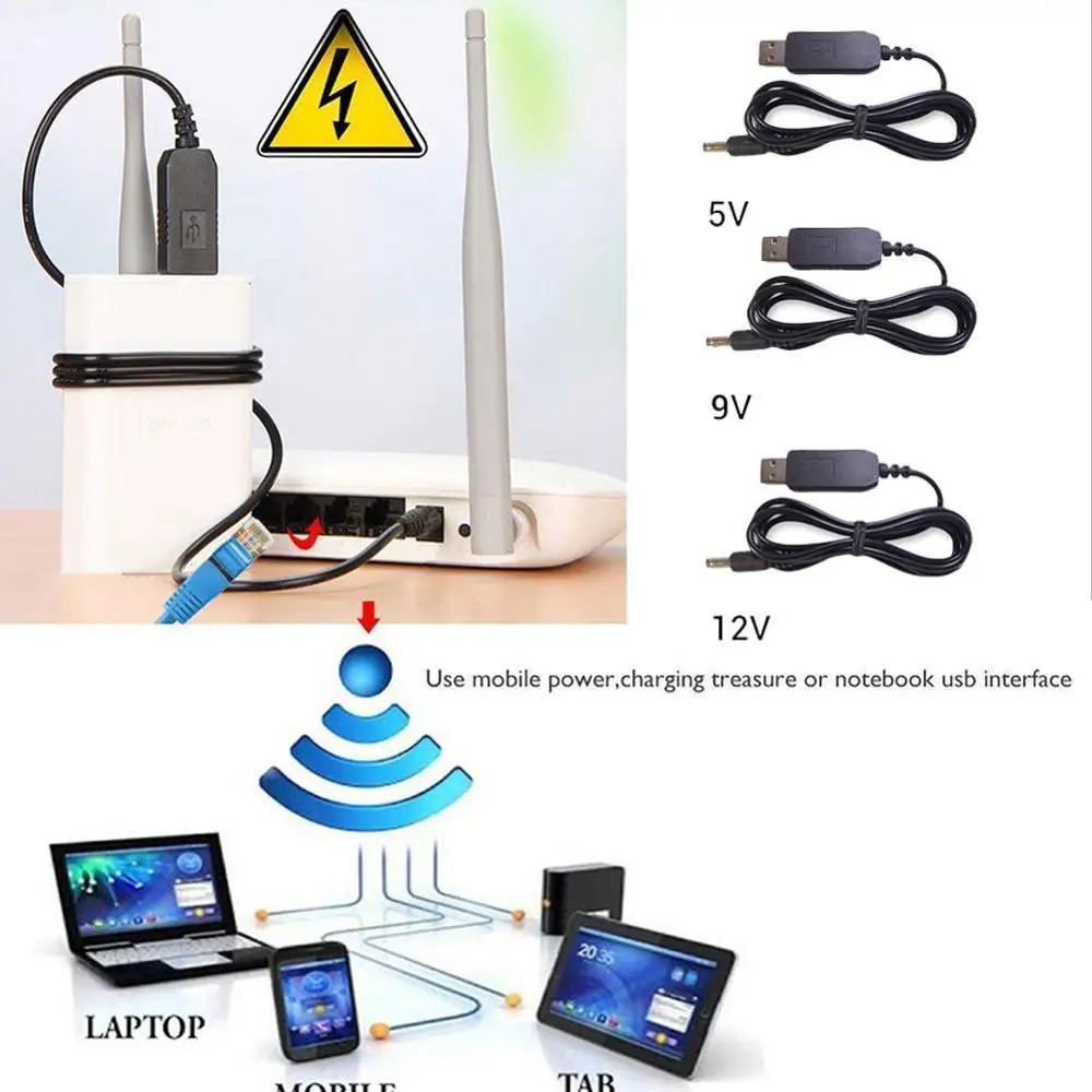 USB power boost line DC 5 В к DC 5 В/9 В/12 В Удлинительный модуль адаптер и конвертер USB для геймпада кабель 2,1x5,5 мм штекер aokin