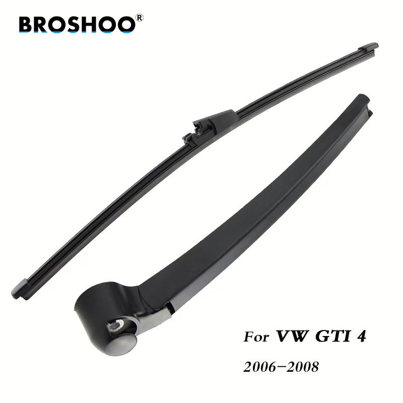 BROSHOO Car Rear Wiper Blade Back Windscreen Wiper Arm For Volkswagen GTI 4 Hatchback (2006 2008