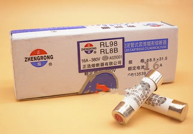 Предохранители: RL8B RL98 RO14 16A 500V D01 8 5 мм * 31 мм/RL8B 16 1A 2A 3A 4A 5A 6A 10A 1 5*31 мм|Перемычки| |