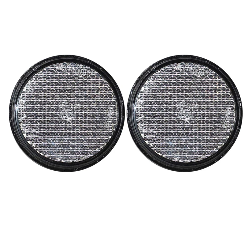 

DHBH-2 X White 24 Smd Car Round Tail Lights Turn Singal Light Lamp Atv Led Reflectors/Truck Side Warning Light Bulbs