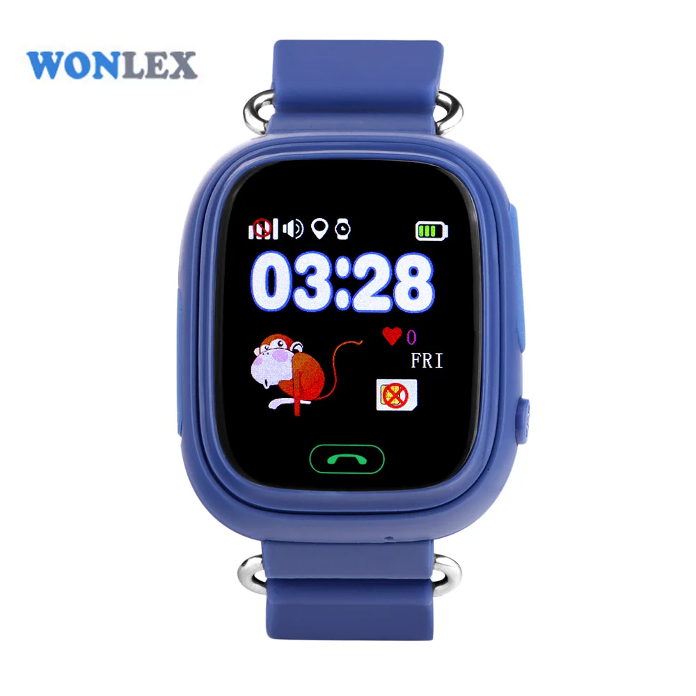  Wonlex GW100 MTK2503 LBS/GPS/Beidou/WIFI Positioning Touch Screen Smart Phone Kids GPS Watch Childr - 32655498078