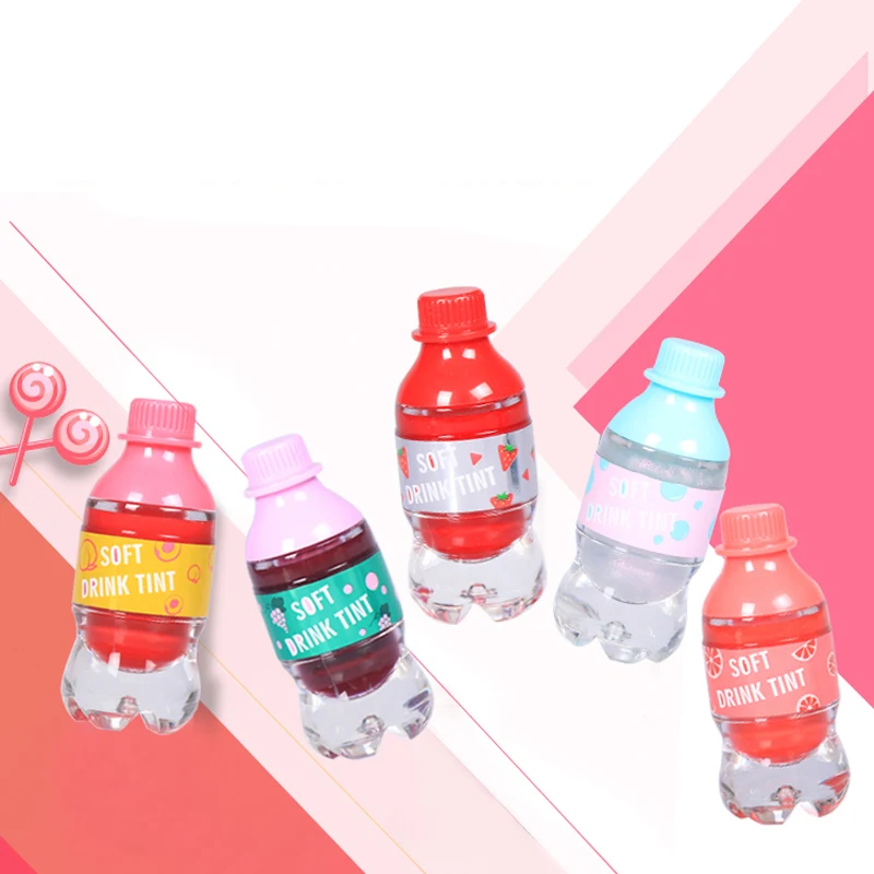 K.A.N Brand hot sales 5 color lip tint idol soft drink lip tint Long Lasting Matte Lip gloss nice cute lip gloss By Factory K.A.N Brand hot sales 5 color lip tint idol soft drink lip tint Long Lasting Matte Lip gloss nice cute lip gloss By Factory