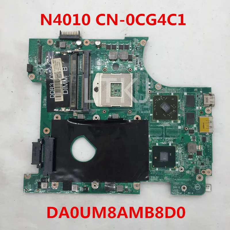 Высокое качество для N4010 материнская плата ноутбука CN 0CG4C1 CG4C1 DAUM8AMB8D0 DDR3 100% Полная проверка|Материнские платы|