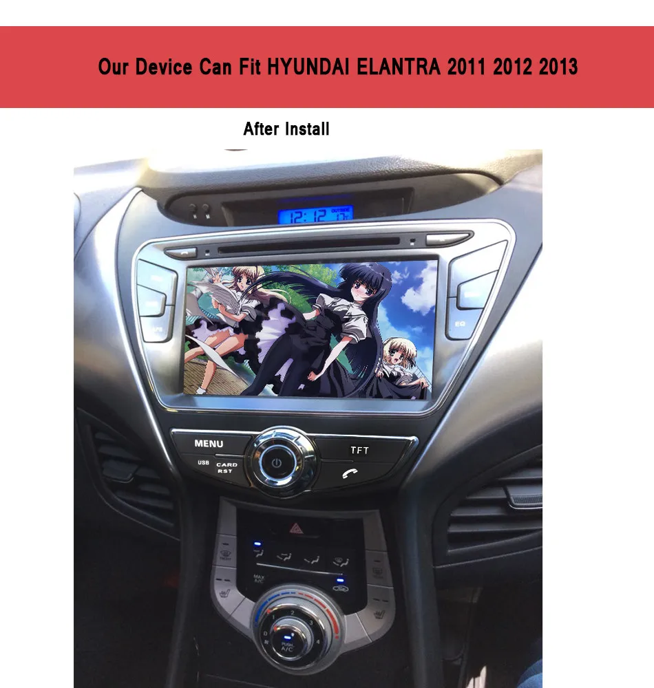 Восьмиядерный Android 9,0 4 Гб+ 64 Гб rom автомобильный dvd-плеер навигация gps Fit hyundai ELANTRA Avante I35 2011 2012 2013 радио стерео аудио