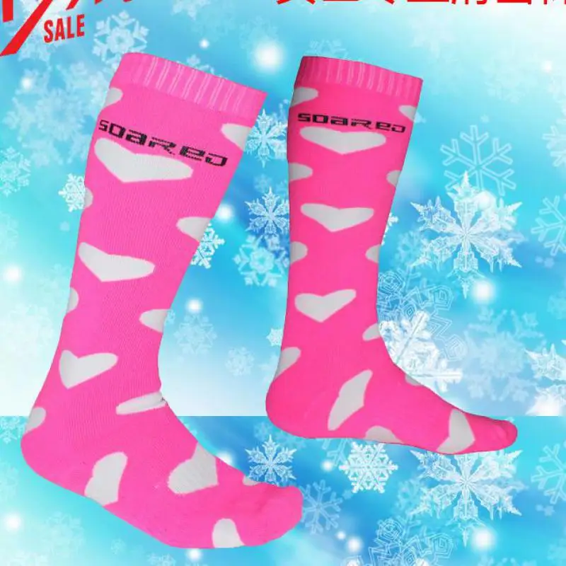 

SOARED New Winter Thermal Ski Socks Cotton Sport Snowboard Cycling Socks Thermosocks Leg Warmers For Women Eu Size 36-40