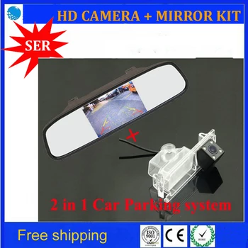 

For Kia K2 Rio Hatchback Kia Ceed 2013 Auto Parking Assistance Car CCD Rear View Camera With 4.3 inch Color Car Monitor Camera