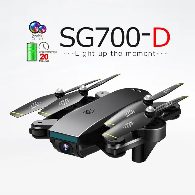 SG700-D Мини WiFi FPV RC Дрон 720 P/1080 P HD широкоугольная камера складная рука RC Квадрокоптер вертолет