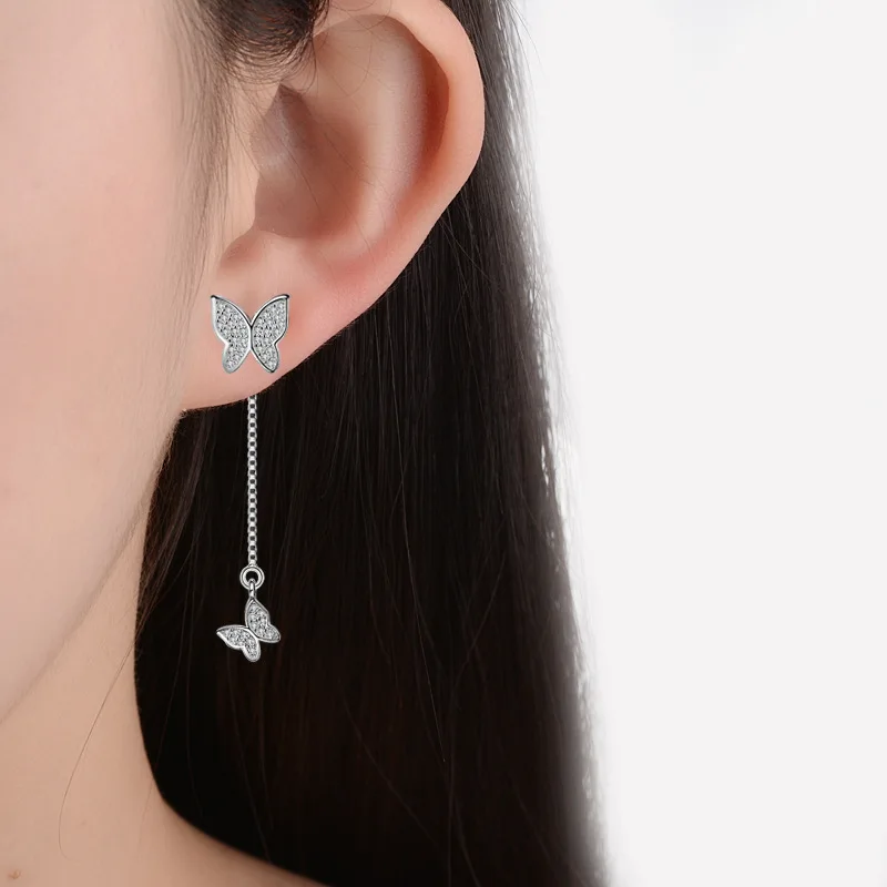 butterfly earrings dangle jewelry (2)