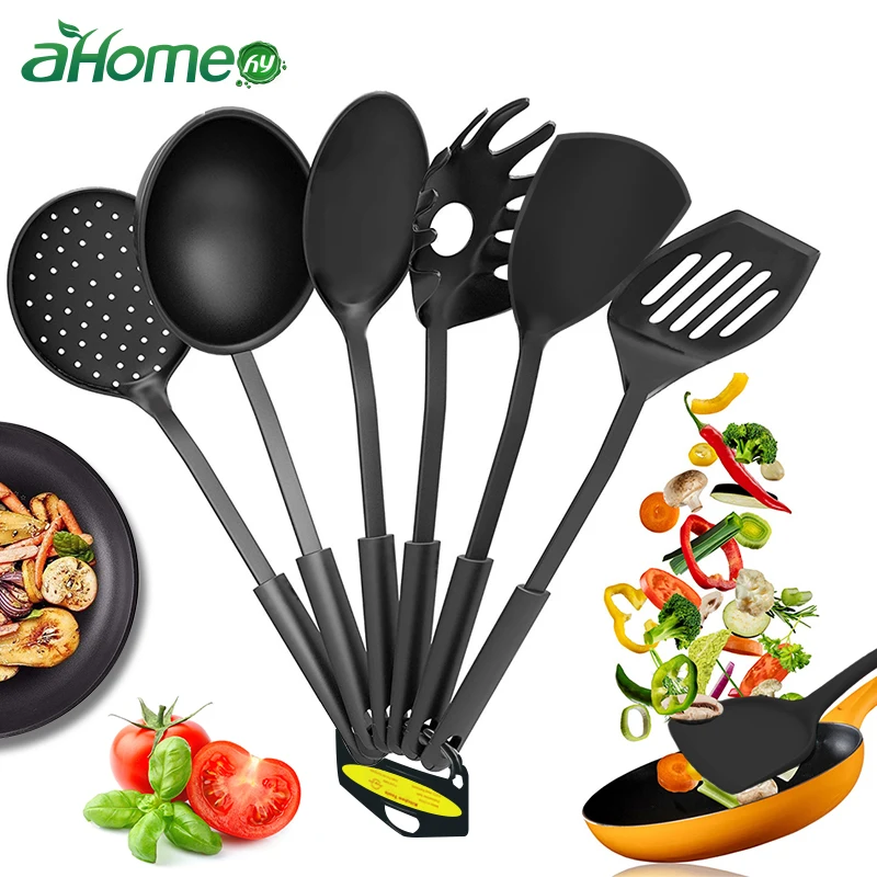 

Plastic Kitchenware Culinary Nonstick Cookware Set Cooking Tools shovel Colander Spatula Spoon Spaghetti Tools Cooking Set
