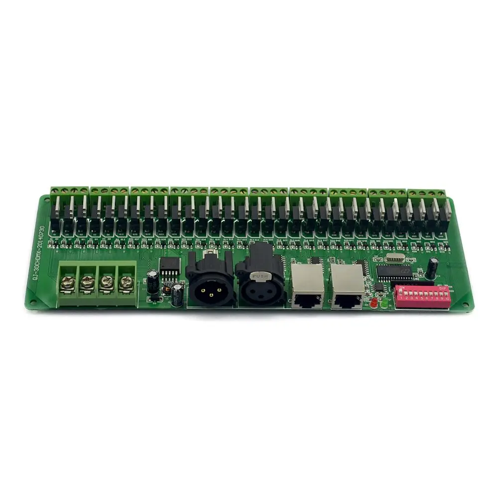 

1pc DC9-24V 2A/CH DMX LED Decoder Controller for RGB LED Strip Lights DMX512 Dimmer Driver