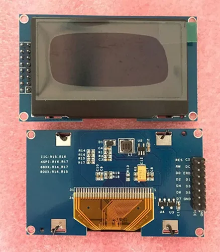 3,3 В 2,42 дюйма белый 128x64 OLED дисплей модуль OLED 8bit-6800/8080 4-SPI IEC интерфейс 16PIN Драйвер ic ssd1309