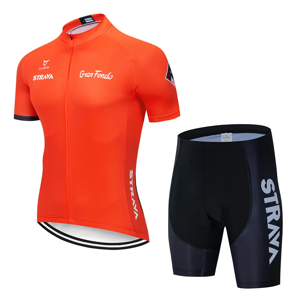 STRAVA Велоспорт Джерси мужская стильная, с короткими рукавами Спортивная одежда для велоспорта открытый mtb ropa ciclismo велосипед - Цвет: Pic Color