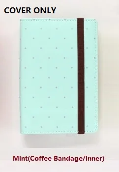 Harphia Macaron Agenda многоразовая записная книжка Dot Planner A5 A6 милая девочка Filofax пояс Органайзер - Цвет: Синий