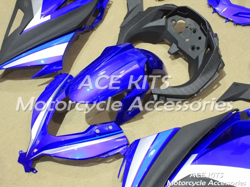 Новый мотоциклетный обтекатель abs для Kawasaki Ninja300 2013 2017 впрыска кузова