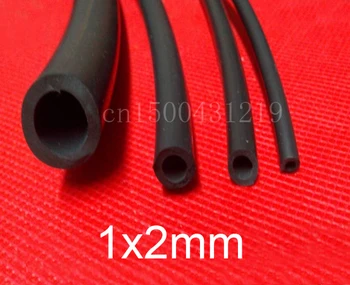 

1x2 Black Silicone Rubber Vacuum Tubing Hose Tube Flexible silicon hose