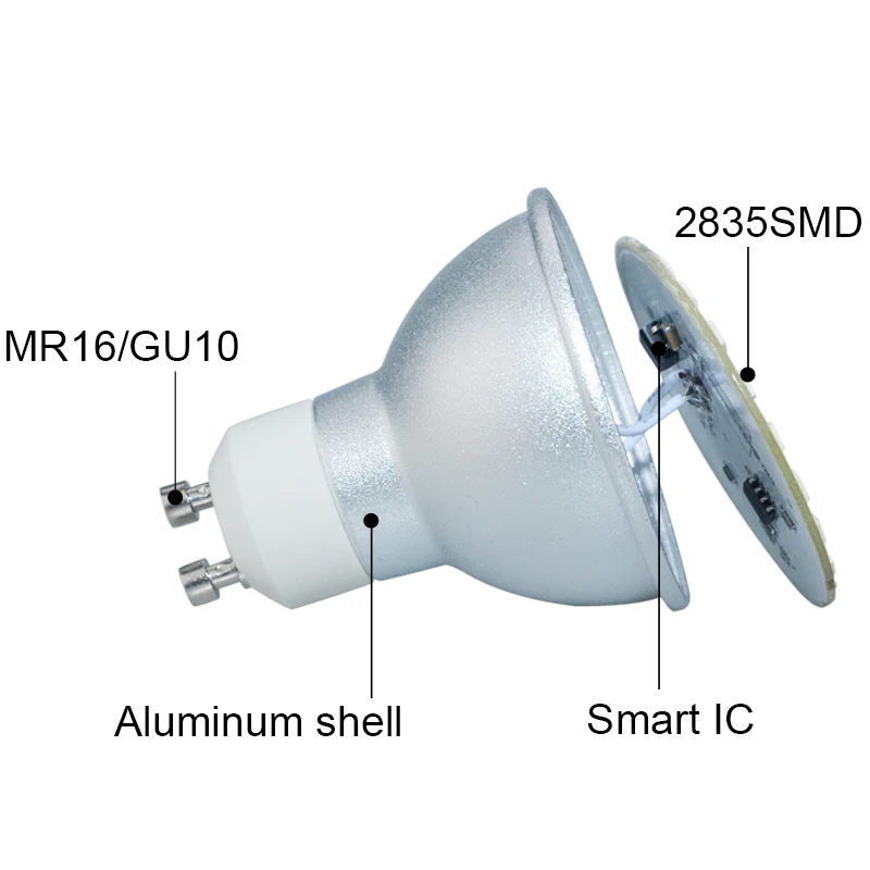 Светодиодная лампа AmmToo 220 В 5 Вт 7 9 GU10 MR16 110 В|led lamp gu10|led gu5.3gu 10 |