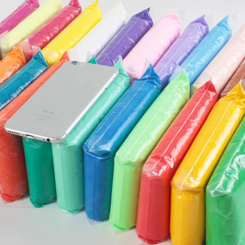 

24 Colors Clay kit de Slime Play DIY Educational Modeling Light Ultra Dry Air Soft Clay Children Toy Sand Gift for Slime Fluffy