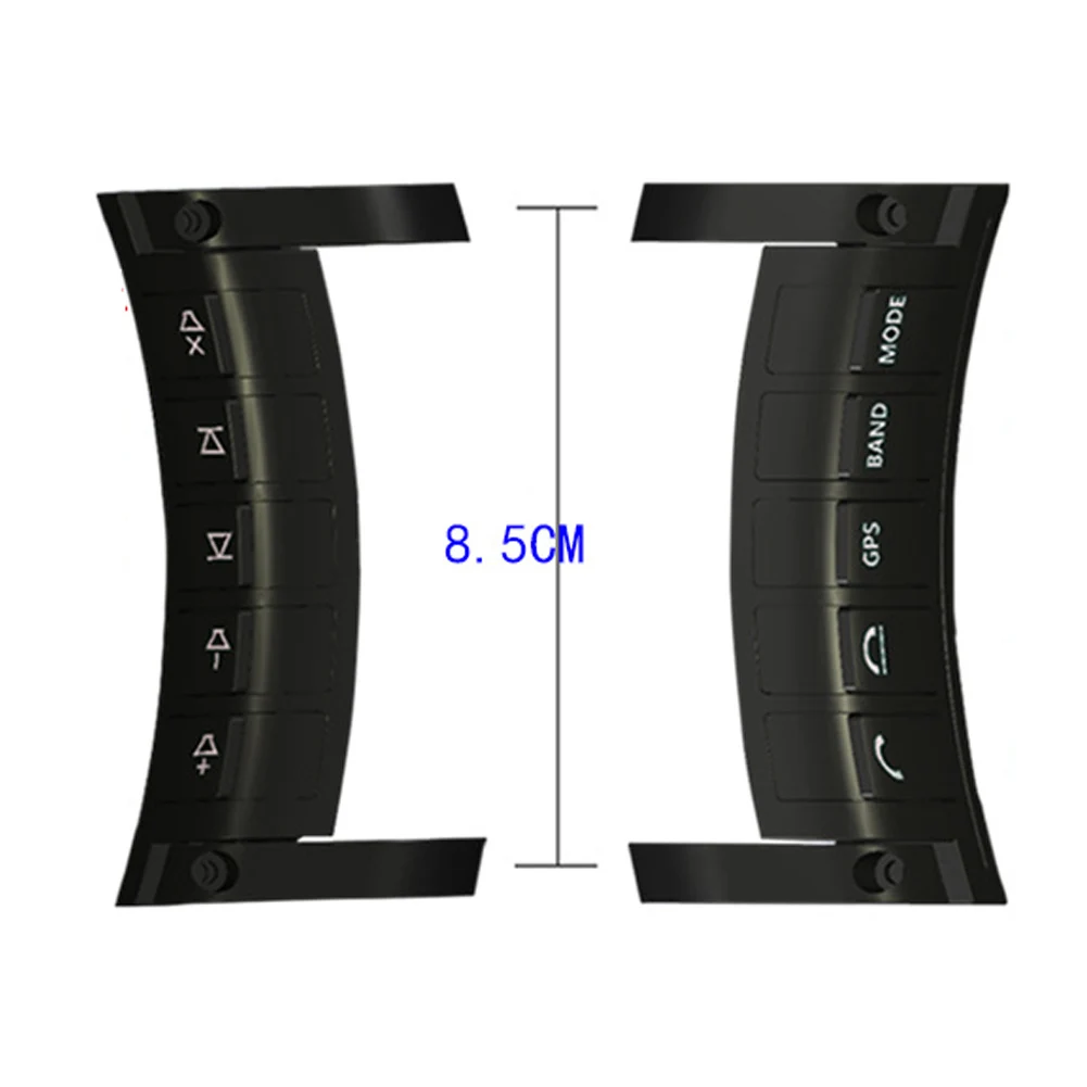 

Universal Wireless car Portable Durable Multifunctional ABS DVD Navigation Luminous Steering Wheel Button