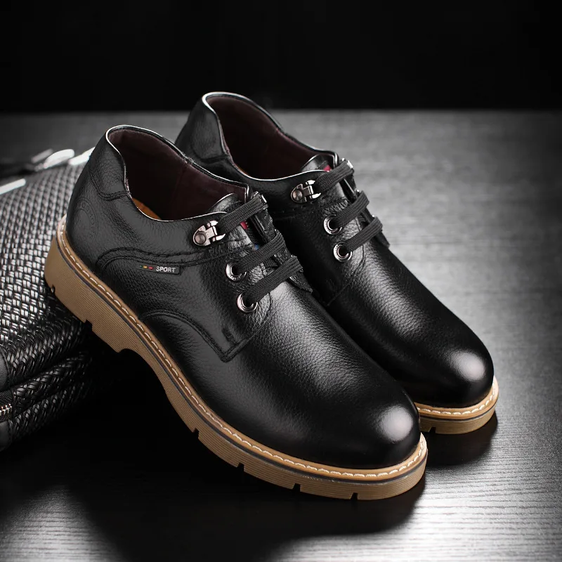 Pé 2018 Preto Dedo Produto Derby Calzado Homens Novos Sapatos Casamento Negócios Dos Couro marrom Lace Do Hombre Luxo De Botas Mycoron Up Redondo P1O15qw