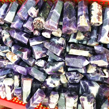 

Drop shipping!!!!! 1000g natural fantasy purple crystal wands healing as a Christmas present