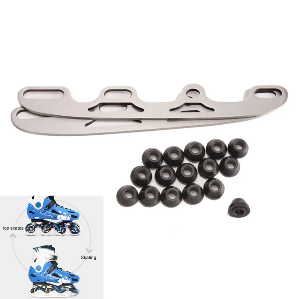 1 Pair Shoes Blades Replaceable Roller Ice Skating Skate Blade Piece