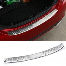 Couvercle de protection de plaque de coffre arrière en acier inoxydable, pour Mercedes Benz classe C W205 C200 C180 C260 C63 2015 2016