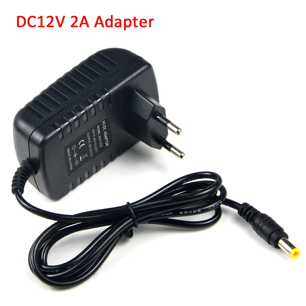 DC 12V LED Driver Lighting Transformers 1A 2A 3A Power supply adapter Female Connector for 2835 5050 5630 LED Strip Light