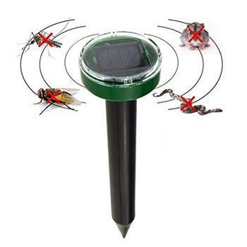 

Outdoor Garden Mole Repeller Solar Power Ultrasonic Snake Bird Anti Mosquito killer Mouse Ultrasonic Pest Repellent Control Yard