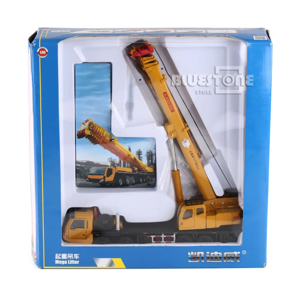 KDW строительная техника кран автомобиль(1:55 литые автомобили-модельная игрушка