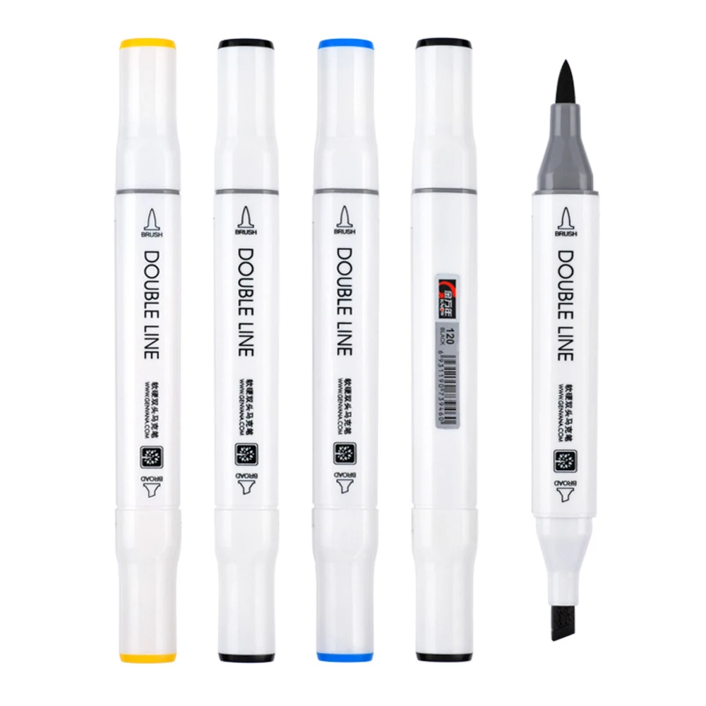 

KNOW 12/24/48/60 Colors Copic marker Double Line Alcohol Based Copic Sketch Marker Soft head Marker pen For Drawing Manga Desi