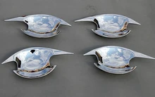 4 шт. ABS Chrome Боковая Дверь Ручка Bowl Surround Обложка Накладка Для Mitsubishi ASX outlander sport 2013 2014 2015 автомобилей укладки