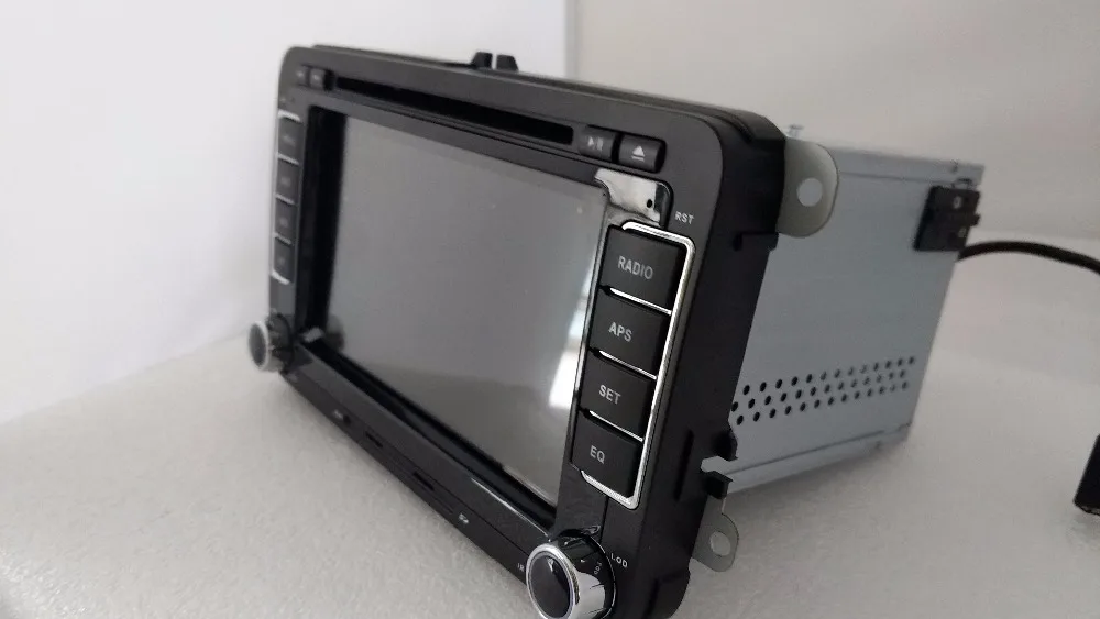 Top vw radio DVD rns 510 golf 4 golf 5 6 touran passat B6 sharan jetta caddy transporter t5 polo tiguan with gps card free shipping 19