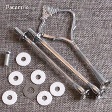 3 ярусный торт пластина Стенд Ручка Корона фитинг аппаратные металлические стержни вечерние инструменты только ручка подарок