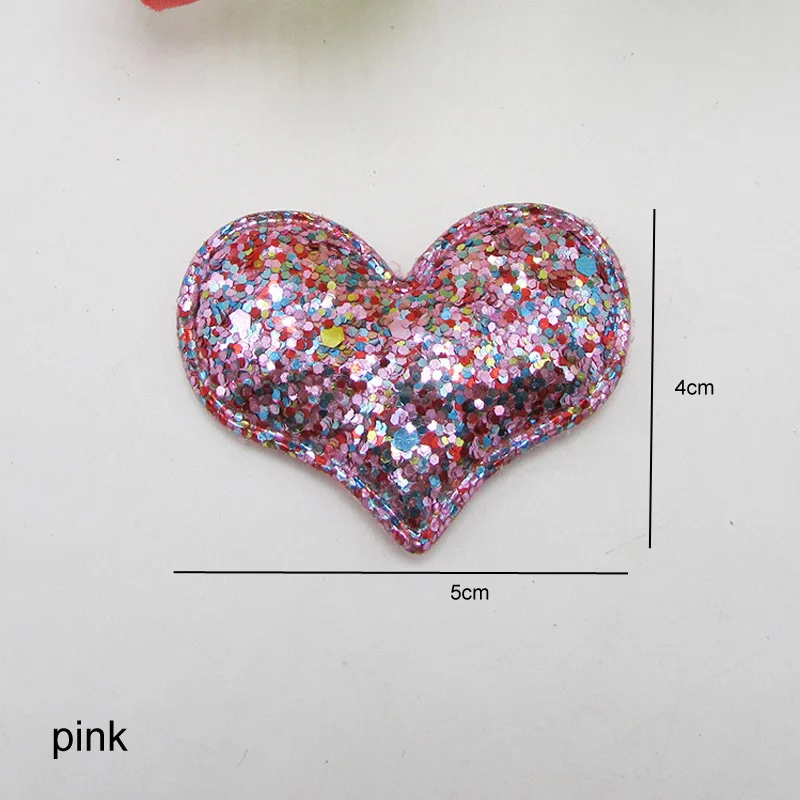 multicolor pink Блестящие войлочные аппликации DIY ремесло волос Лук центр материал "сделай сам" 12 шт нетканые патчи пошив одежды поставки - Цвет: multicolor pink