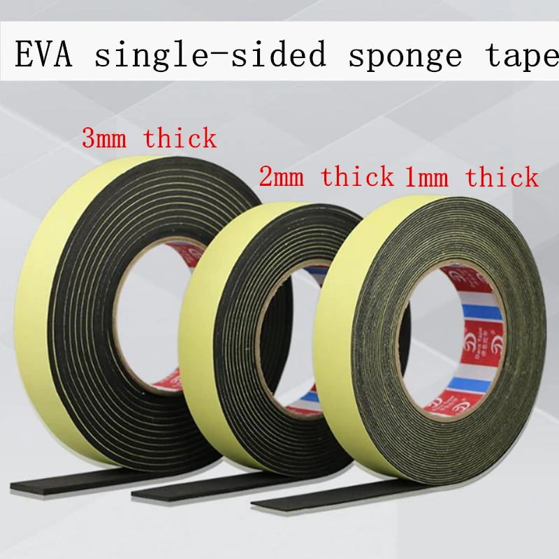 5 M 10 Mm x 3 mm de doble cara cinta de espuma adhesiva a prueba de choques Esponja Rojo Negro 5 M 10 Mm x 3 mm de doble cara cinta de espuma adhesiva a prueba de choques Esponja Rojo Negro