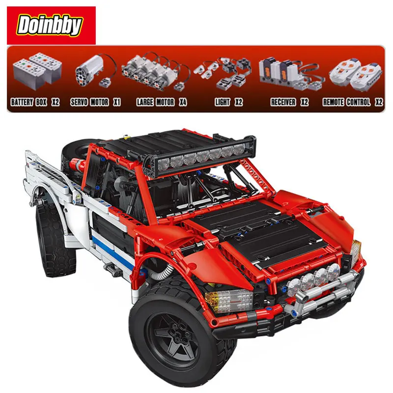 

Genuine Technic SUV Off-Road Car Pickup Truck With Remote Control Model Building Block Bricks Children Gifts
