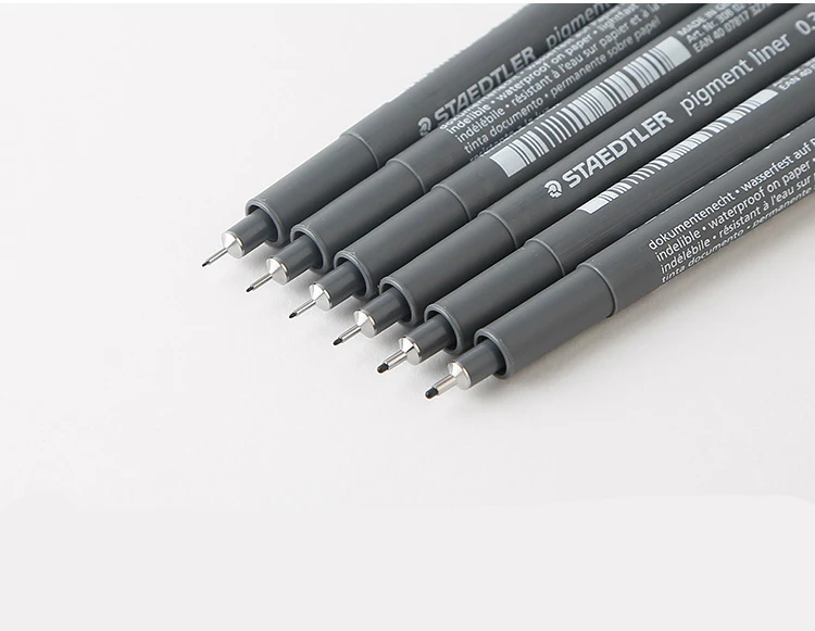 Германия Staedtler 308 рисунок косметический карандаш прочный гелевый карандаш 0,05/0,1/0,2/0,3/0,4/0,5/0,6/0,7/0,8/1,0/1,2/2,0/мм