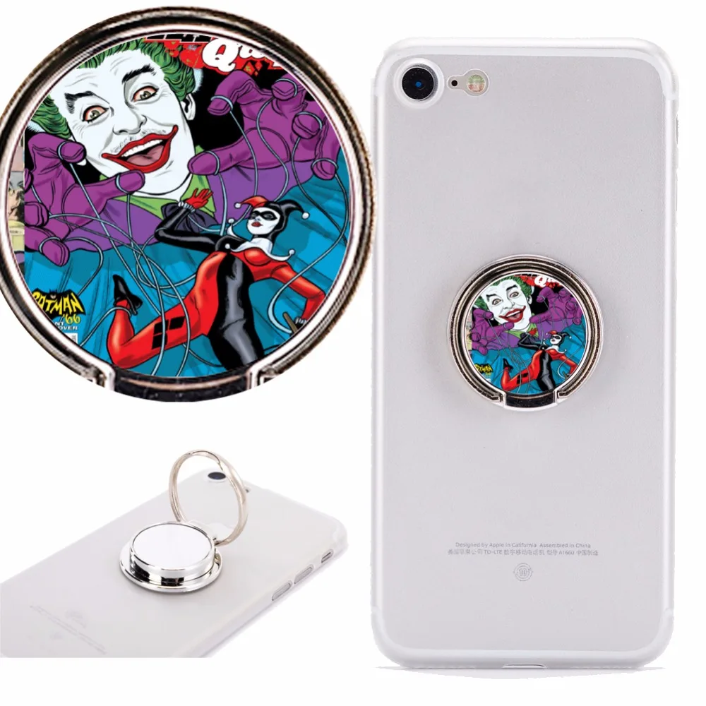 

Joker Harley Quinn Phone Holder Stand Mount 360 Degree Rotation