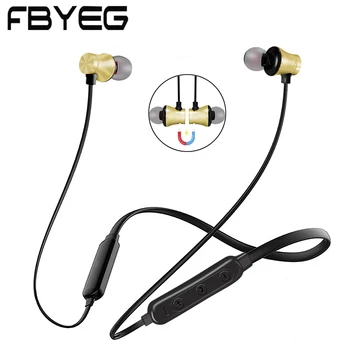 

Wireless Earphone Bluetooth Headphones Bluetooth sport headset Neckband bass sweatproof stereo earpiece Build-in Mic For phones