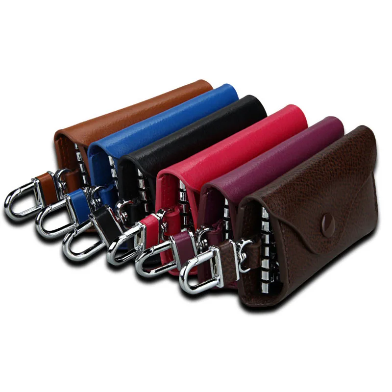 Пояса из натуральной кожи Key Holder Организатор для мужчин ключи Keychian женщин Мода