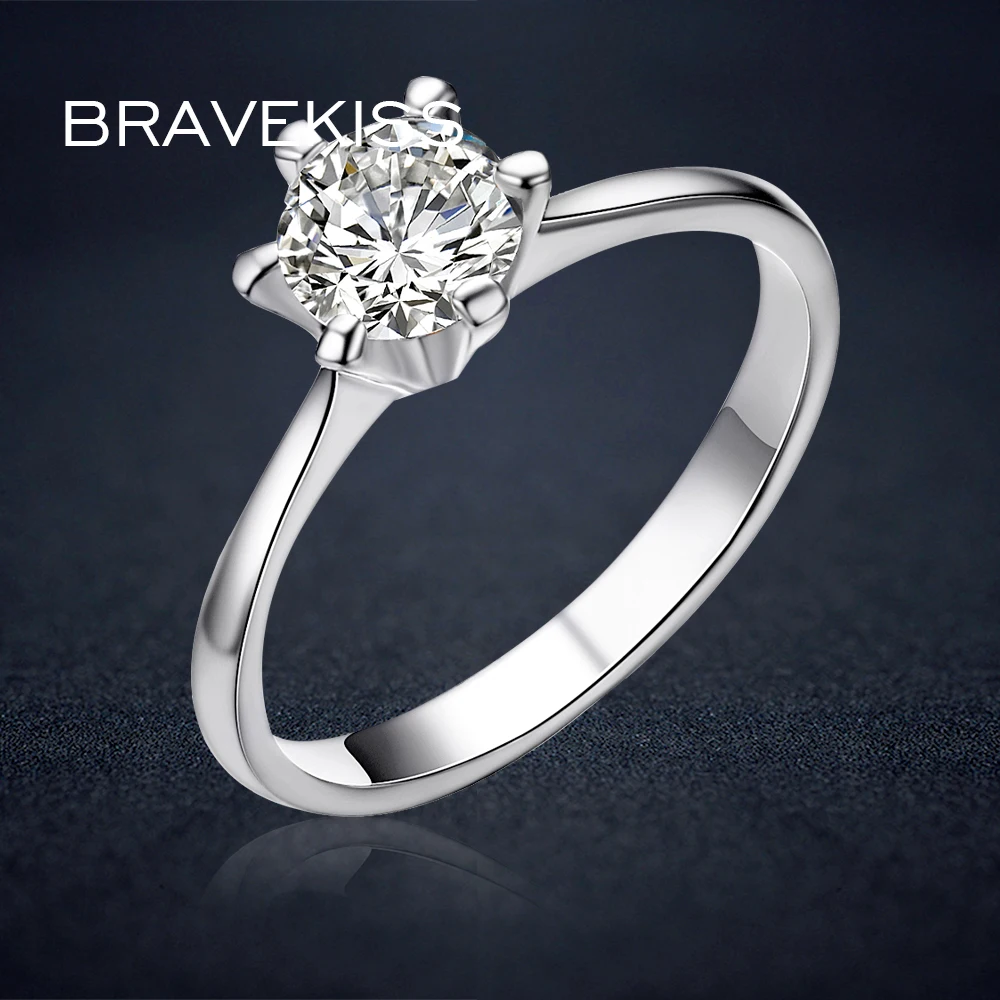 BRAVEKISS обручальное кольцо с кристаллами, обручальные кольца, кольца для женщин, обручальные кольца, ювелирные изделия, BJR0012B