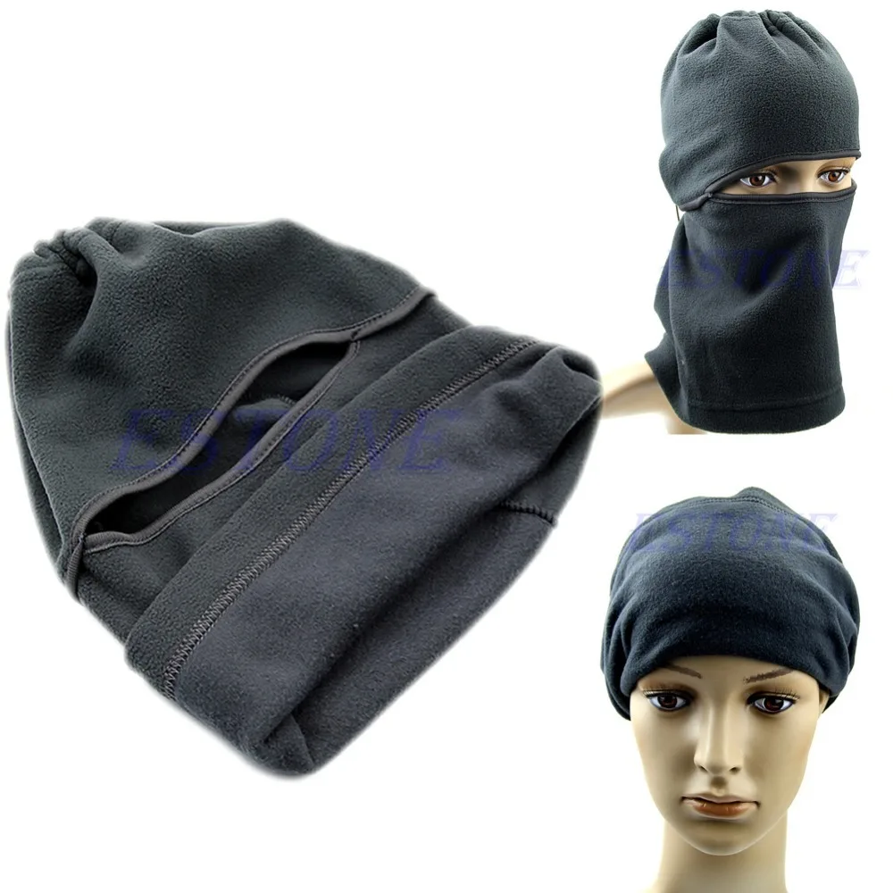 

Motorcycle Thermal Fleece Balaclava Neck Winter Ski Full Face Mask Cover Hat Cap