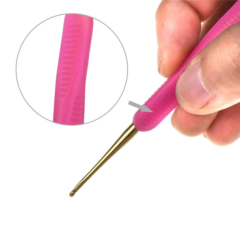KOKNIT-Double-End-Crochet-Hook-Knitting-Needle-Set-Weave-Craft-With-Scissor-Tape-Measure-Bag-Random (1)