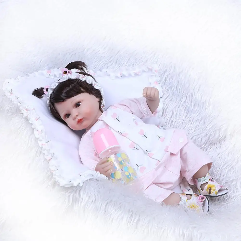 

Realista Silicone Reborn Dolls Full Body Reborn Baby Girl For Princess Children Birthday Gift Bebes Reborn Dolls