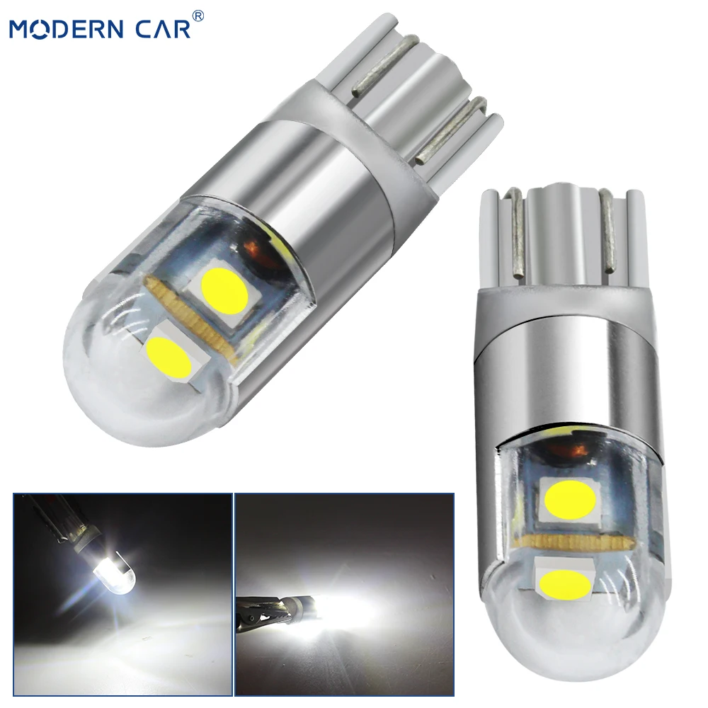 1 шт. автомобильная светодиодная лампа T10 W5W 194 3030 3SMD 6000|Сигнальная лампа| |