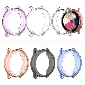 

New Fashion Soft Clear TPU Watch Case Cover 40mm Ultra-thin Protector for Samsung Galaxy Watch Active SM-R500 High Quality