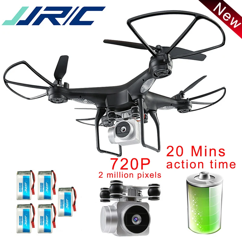 

JJR/C JJRC H68 Drone with Camera 720P Quadcopter Altitude Hold Headless Mode RC Helicopter Outdoor Quadcopter 20 Mins Fly Time